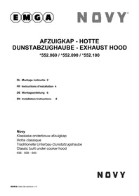 Notice NOVY 552100 Hotte