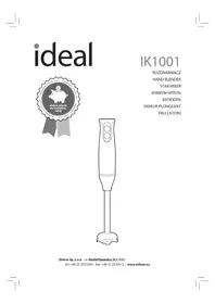 Notice Eldom IDEAL IK1001 Destructeur de document