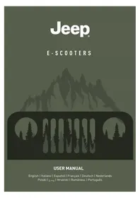 Notice JEEP JAF SAFE RIDE Scooter