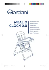 Notice Giordani MEAL O CLOCK 2.0 Chaise haute