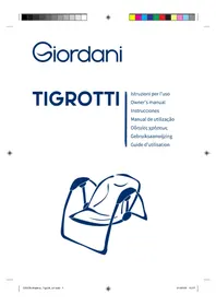 Notice Giordani TIGROTTI Balançoire pour bébé