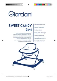 Notice Giordani SWEET CANDY 2IN1 Produits bébés
