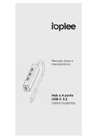 Notice IOPLEE IOPEXTHUB370G USB hub