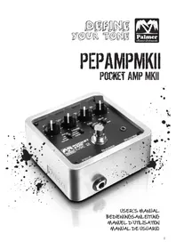 Notice Palmer PEPAMPMKII Ampli guitare
