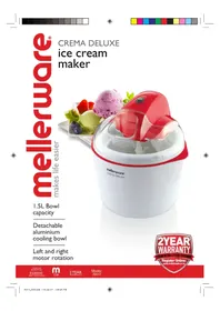 Notice Mellerware CREMA DELUXE 26512 Robot ménager
