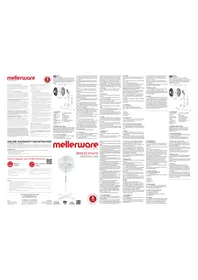 Notice Mellerware BREEZE 35830WH Ventilateur