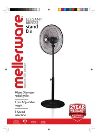 Notice Mellerware ELEGANT BREEZE 35920B Ventilateur