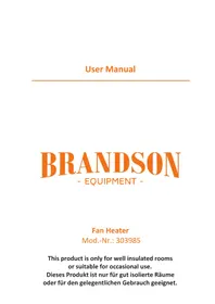 Notice Brandson 303985 Chauffage