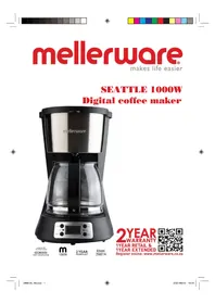 Notice Mellerware SEATTLE 29801A Machine à café