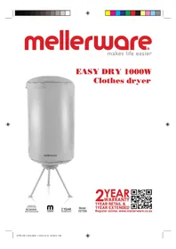 Notice Mellerware EASY DRY 23700A Non catégorisé