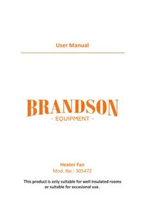 Notice Brandson 305472 Chauffage