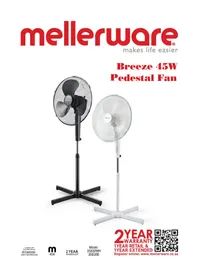Notice Mellerware BREEZE 35830B Ventilateur