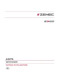 Notice ZENEC Z-E3776 Navigateur