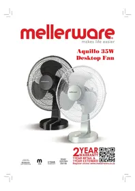 Notice Mellerware AQUILLO 35810B Ventilateur