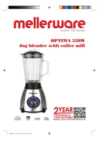 Notice Mellerware OPTIMA 62600C Extracteur de jus