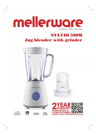 Notice Mellerware SYLVIO 62200B Extracteur de jus