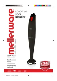 Notice Mellerware ROBOT 200 85000 Extracteur de jus