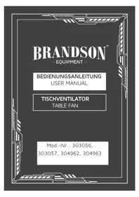 Notice Brandson 304962 Ventilateur