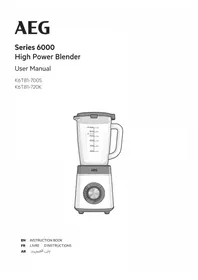 Notice AEG SERIES 6000 K6TB1-700S Blender