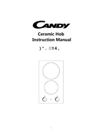 Notice CANDY CDH32KNF Cuisinière