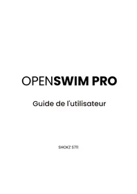 Notice SHOKZ OPENSWIM PRO Ecouteur