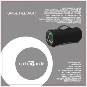 Notice GMB Audio SPK-BT-LED-04 Haut-parleur