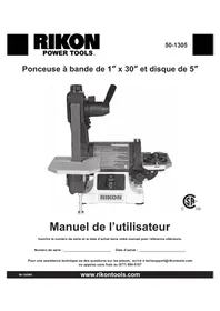 Notice RIKON 50-1305 Ponceuse
