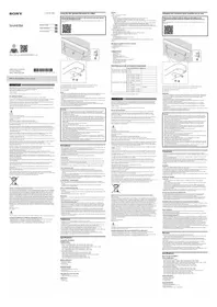 Notice SONY BRAVIA THEATRE BAR 8 Barre de son
