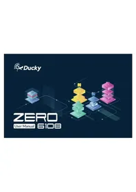 Notice Ducky ZERO 6108 Clavier