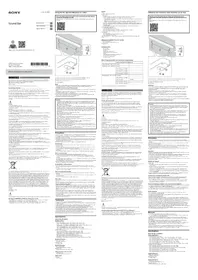 Notice SONY BRAVIA THEATRE BAR 9 Barre de son