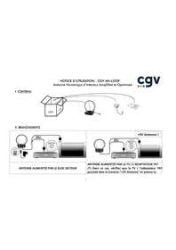Notice CGV AN-LOOP Antenne TV