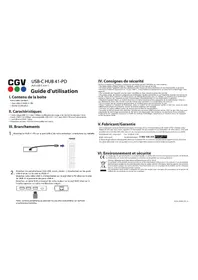 Notice CGV USB-C HUB 41-PD Interface