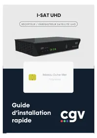 Notice CGV I-SAT UHD Recepteur