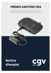 Notice CGV PREMIO EASYONE HD4 Recepteur