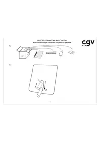 Notice CGV AN-LOOK-2M Antenne TV