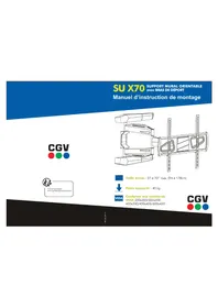 Notice CGV SU-X70 Support mural