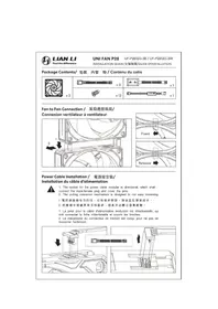 Notice Lian Li UNI FAN P28 Ventirad pour processeur
