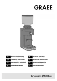 Notice GRAEF CM 501 Moulin à café