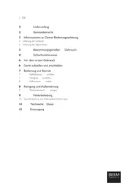 Notice BEEM GRIND INTENSE Moulin à café