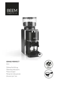 Notice BEEM GRIND PERFECT Moulin à café