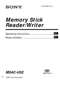 Notice SONY DSR-PD150P Caméscope