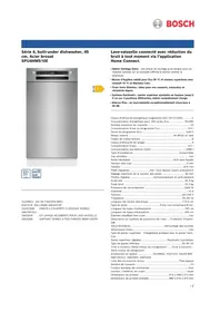 Notice BOSCH SPU4HMS10E Lave-vaisselle