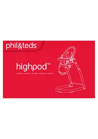 Notice Phil & Teds HIGHPOD Chaise
