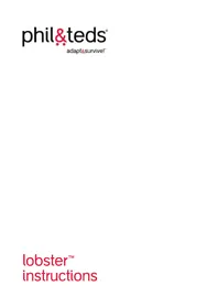 Notice Phil & Teds LOBSTER Chaise