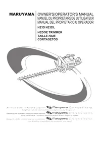 Notice Maruyama H23DL Taille-haies