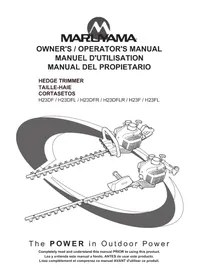Notice Maruyama H23DFR Taille-haies