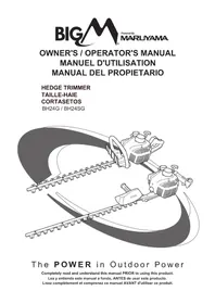 Notice Maruyama BH24G Taille-haies