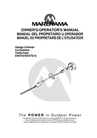Notice Maruyama EH27D Taille-haies