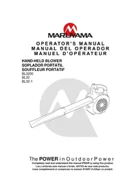 Notice Maruyama BL32 Souffleur