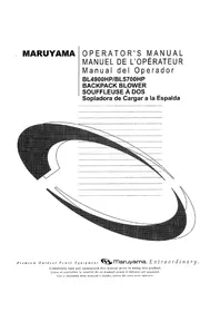 Notice Maruyama BL4900HP Souffleur